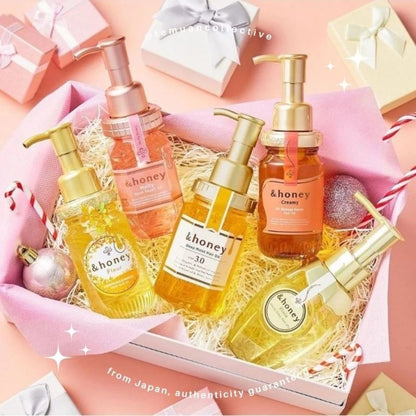 & Honey Deep Moist Hair Oil Step 3 Organic Botanical Natural Moist Argan