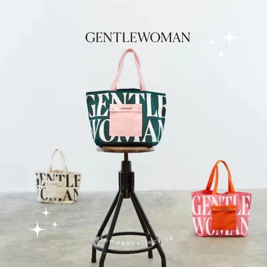 Gentle Woman Plain Wall Tote