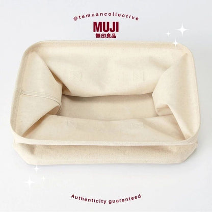 MUJI Polyester Linen Soft Box