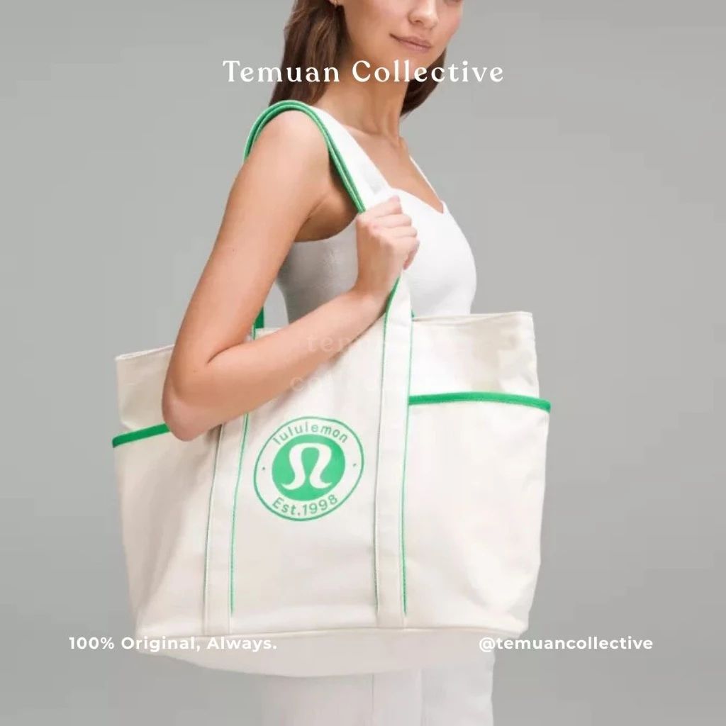 Lululemon Daily Multi-Pocket Canvas Tote Bag 20L