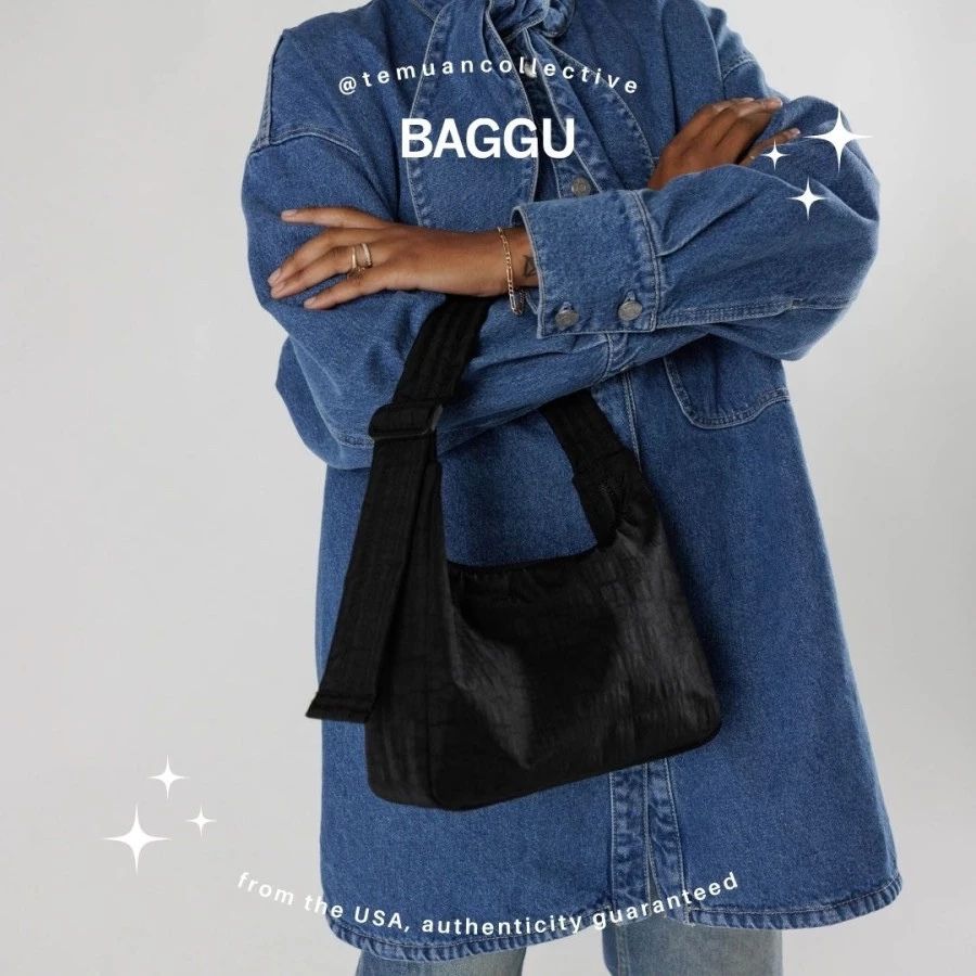 BAGGU Mini Nylon Shoulder Bag