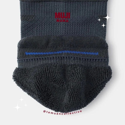 MUJI Japan Right Angle Arch Support Sneaker Socks 2 Pack
