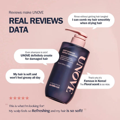 UNOVE Deep Damage Repair Shampoo 500g