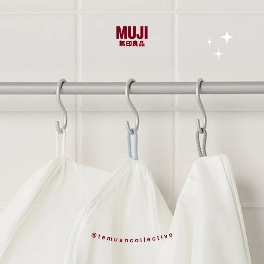 MUJI Polyester Reversible Cushion Mesh Laundry Net
