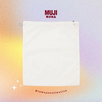 MUJI Polyester Reversible Cushion Mesh Laundry Net