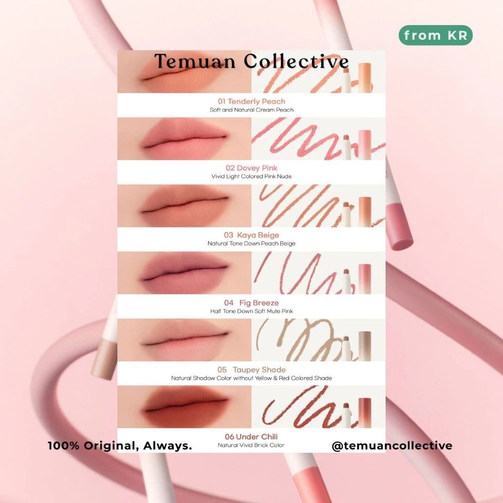 ROMAND rom&nd Lip Mate Pencil with Finger Brush End