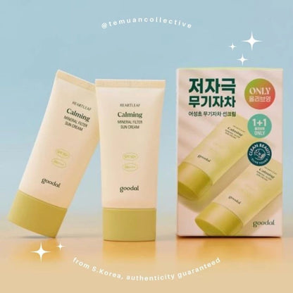 Goodal Heartleaf Calming Mineral Filter Sun Cream