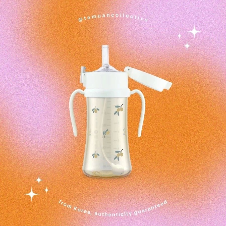 Grosmimi PPSU Weighted Straw Cup