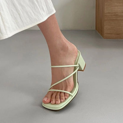 SAPPUN Korea Veriel Strap Sandals Mule (5cm)