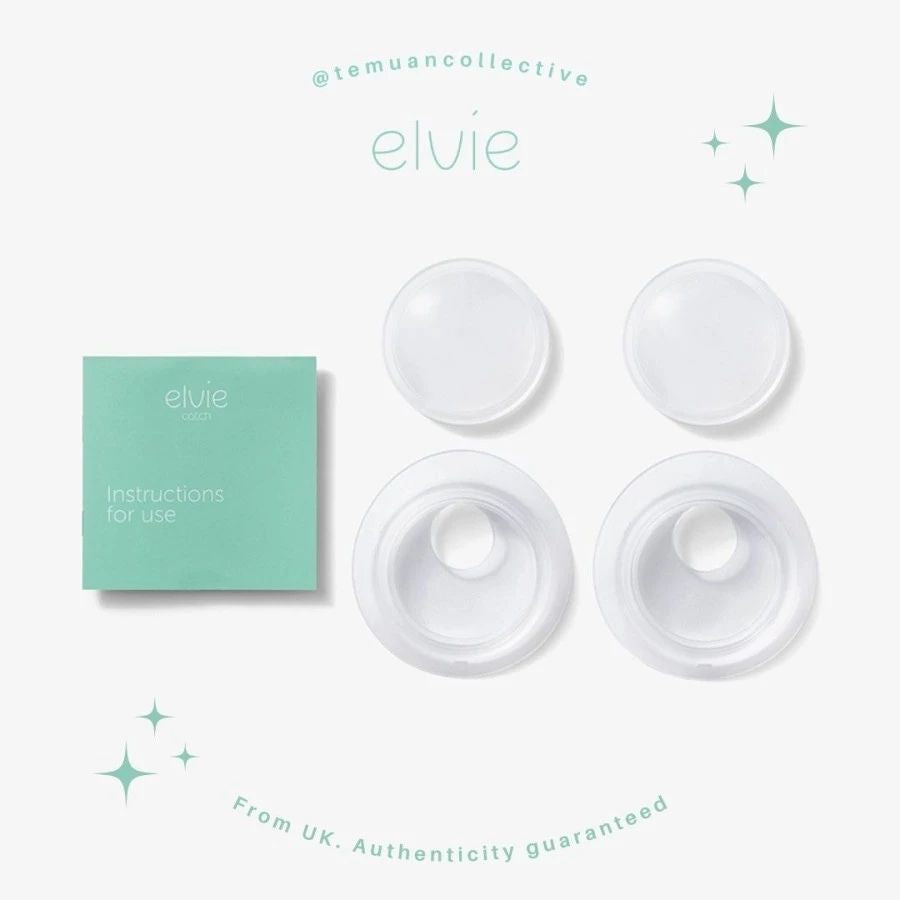 Elvie Catch A Pair of Leak Free Wearable Under Bra Silicone Milk Collection Cups (30 ml)