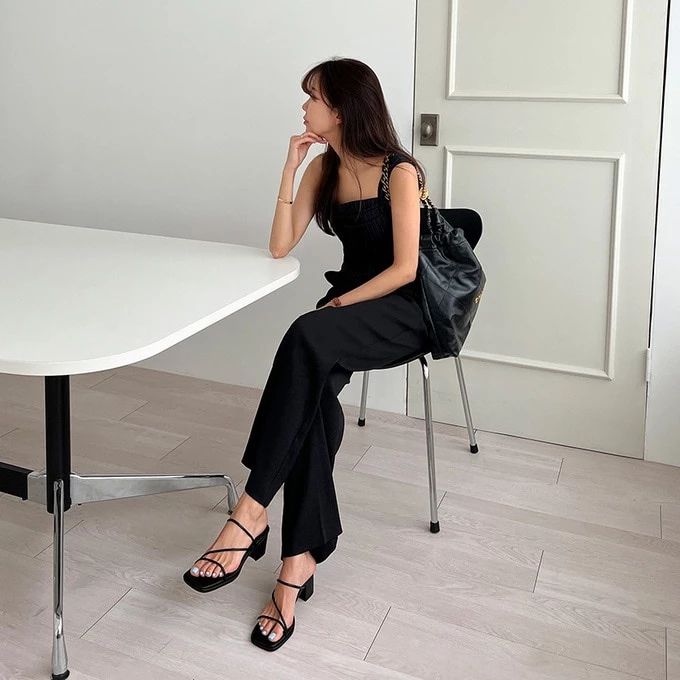 SAPPUN Korea Veriel Strap Sandals Mule (5cm)