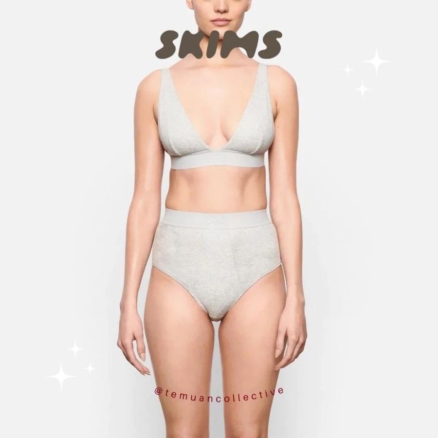 SKIMS Cotton Rib High Waisted Brief