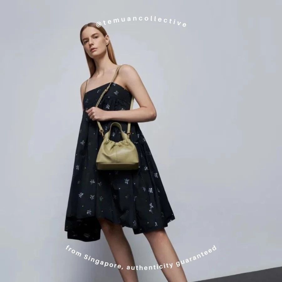 C&K ALLY Ruched Slouchy Bag