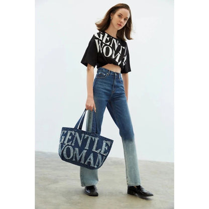 GENTLEWOMAN Denim Tote Bag