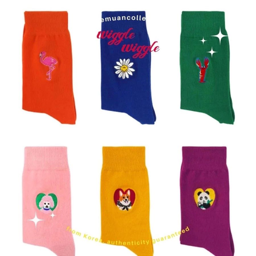 Wiggle Wiggle Korea Combed Cotton Socks
