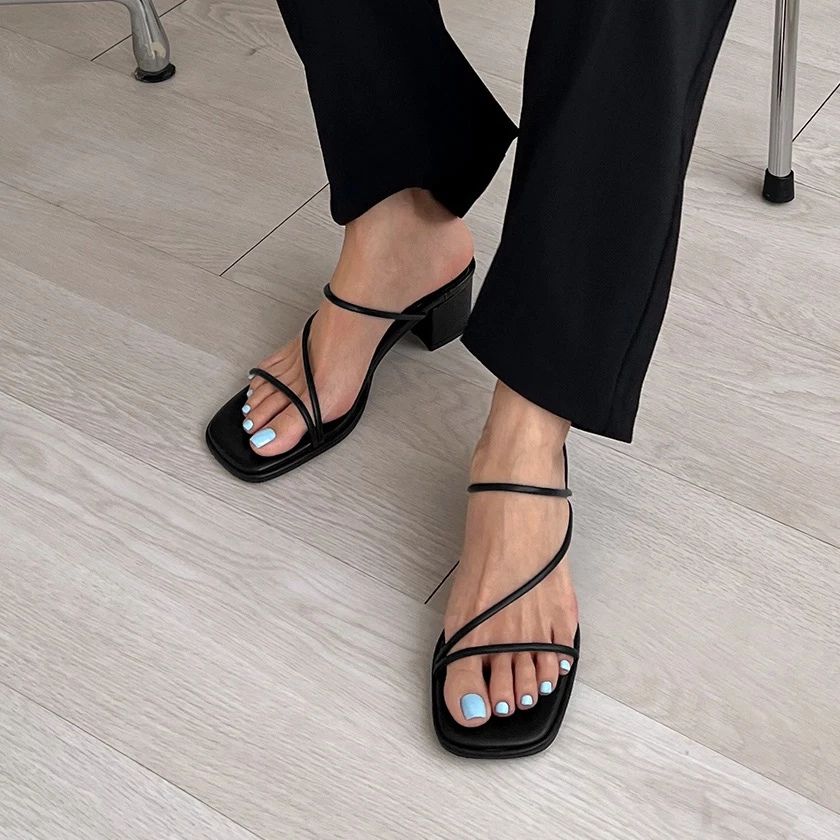 SAPPUN Korea Veriel Strap Sandals Mule (5cm)