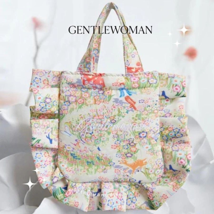 GENTLEWOMAN Flower Field Pillow Bag