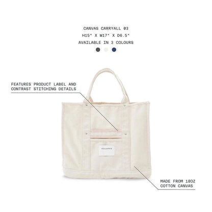 Beyond the Vines Canvas Carryall 03