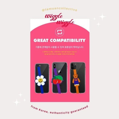 Wiggle Wiggle Korea Silicone Phone Case Strap