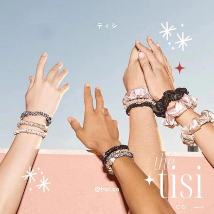 Mulberry Silk Skinny Scrunchy Set