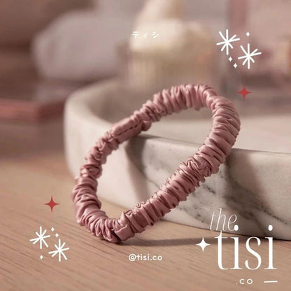 Mulberry Silk Skinny Scrunchy Set