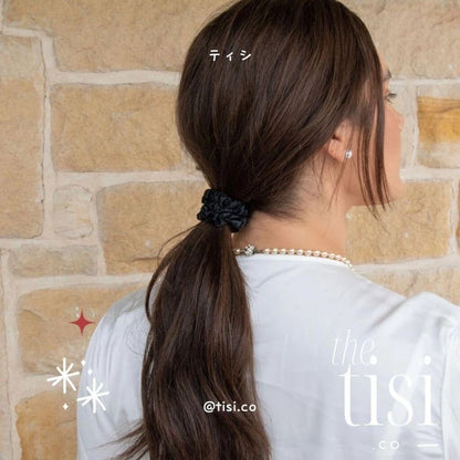 Mulberry Silk Skinny Scrunchy Set