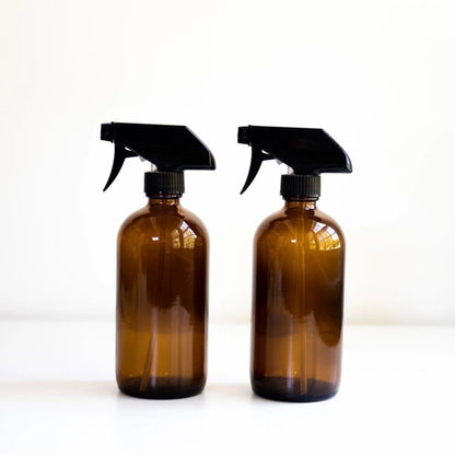 Amber Glass Spray Bottles