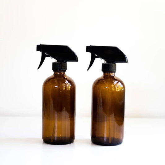 Amber Glass Spray Bottles