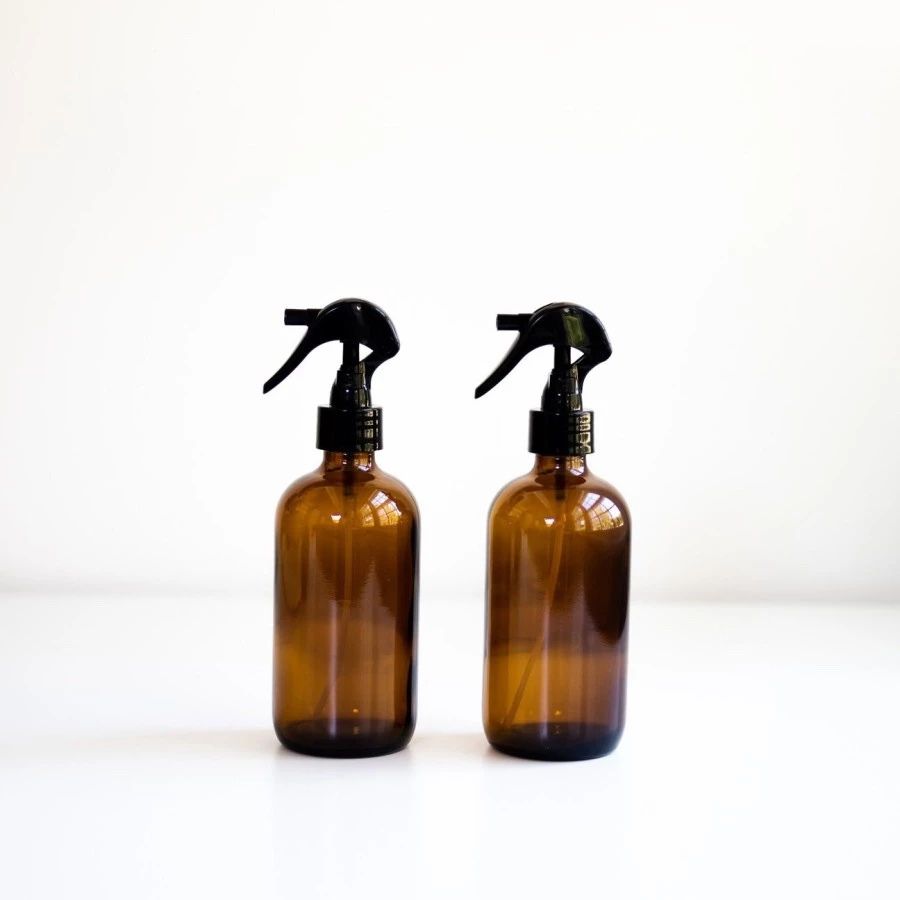 Amber Glass Spray Bottles