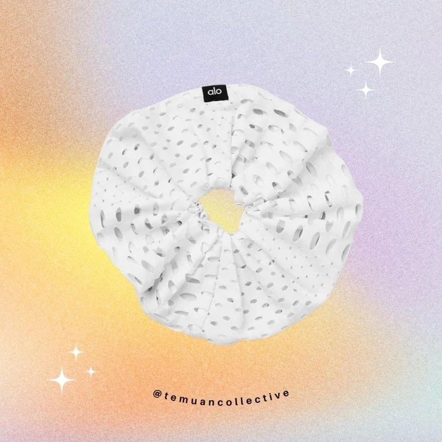 Alo Yoga Mesh Haute Summer Scrunchies
