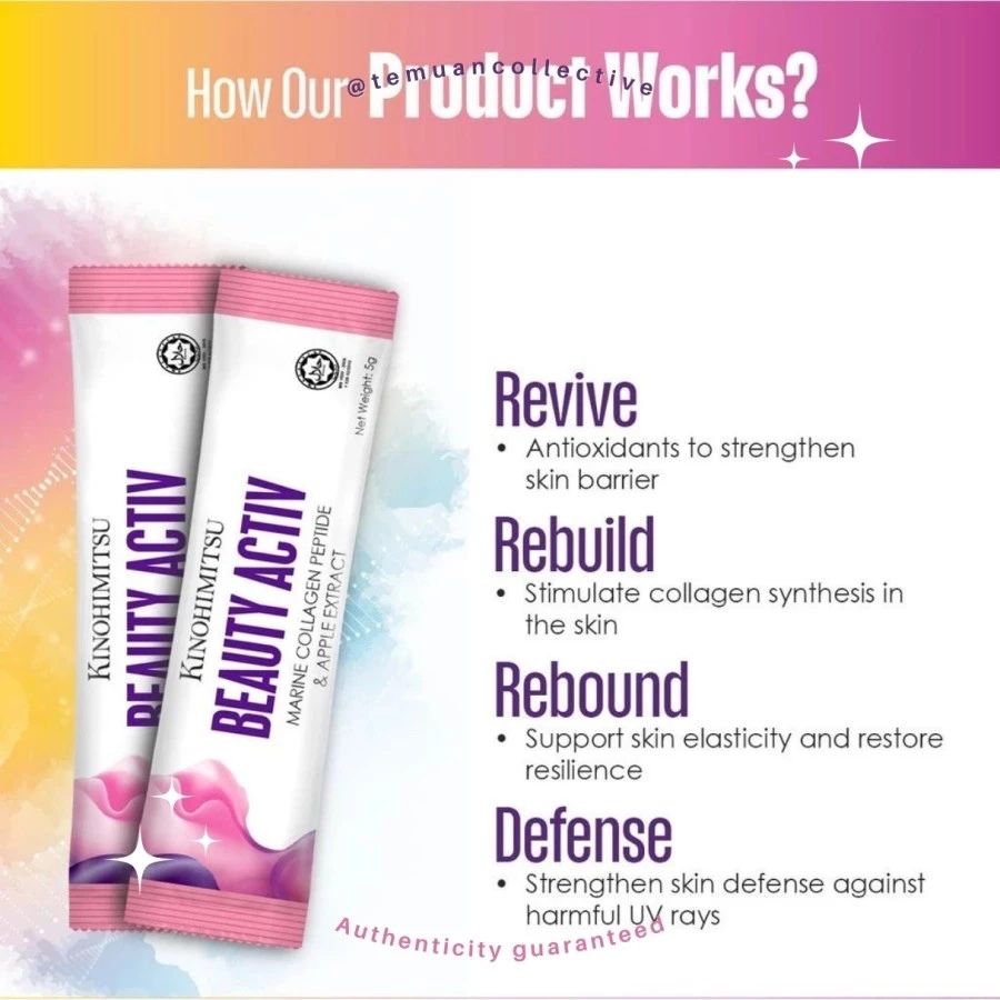 Kinohimitsu Beauty Activ Inner Beauty Supplement Sachet 5g