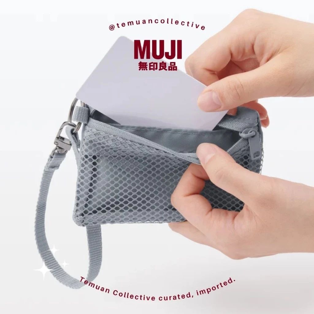 MUJI Polyester Card Holder with Strap