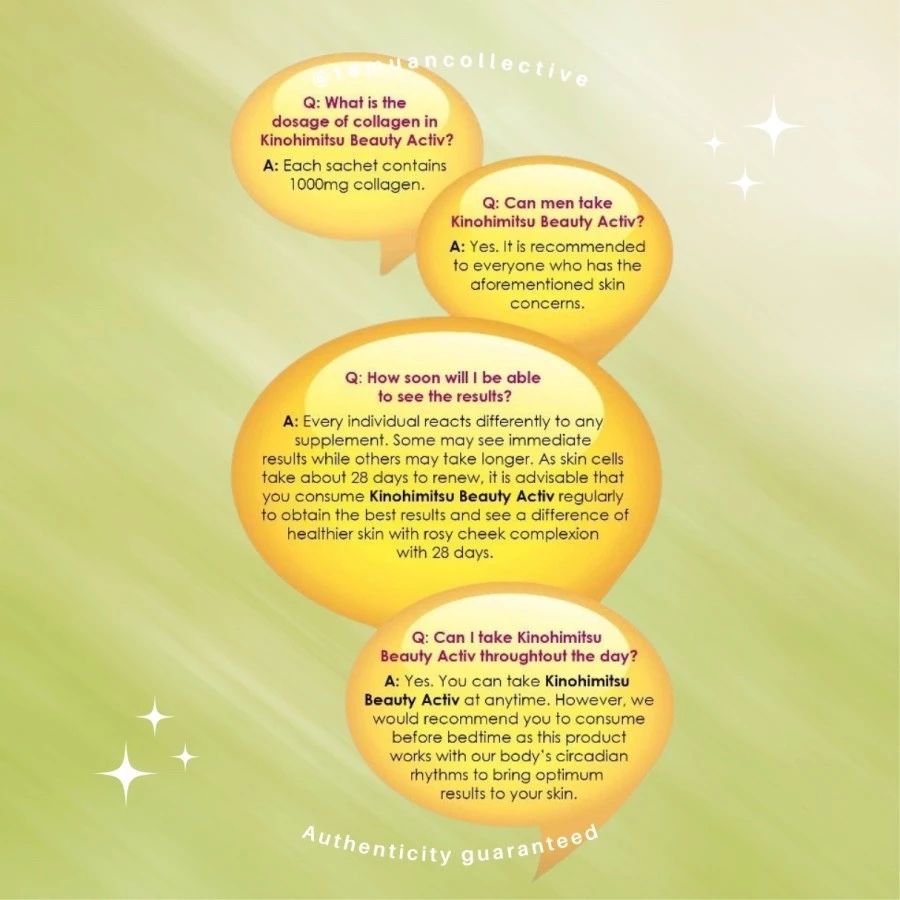 Kinohimitsu Beauty Activ Inner Beauty Supplement Sachet 5g