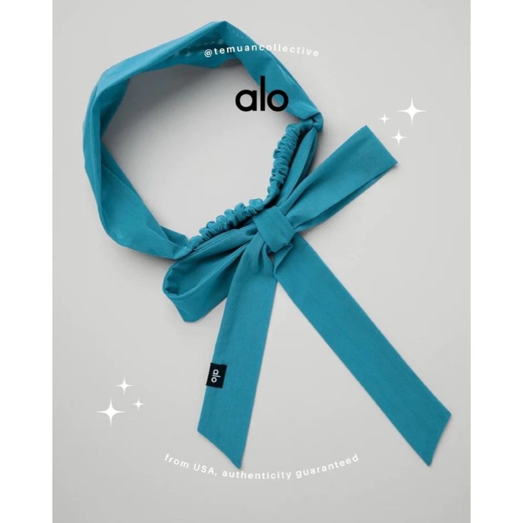 Alo Yoga Fresh Mesh Tie Headband