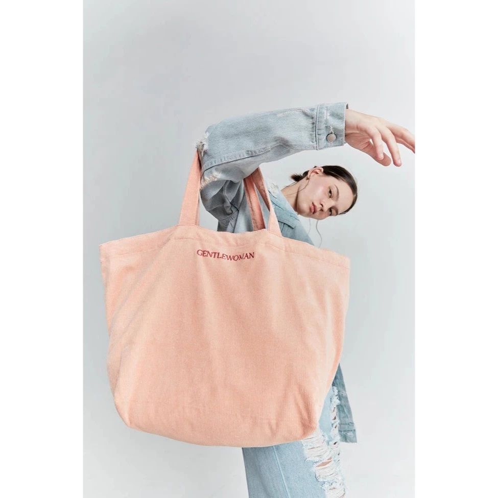 Gentle Woman Corduroy Pink Tote