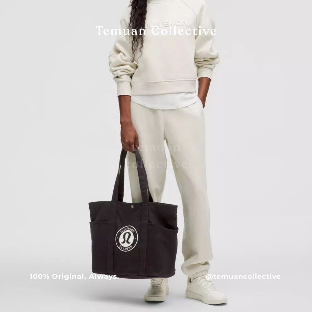 Lululemon Daily Multi-Pocket Canvas Tote Bag 20L