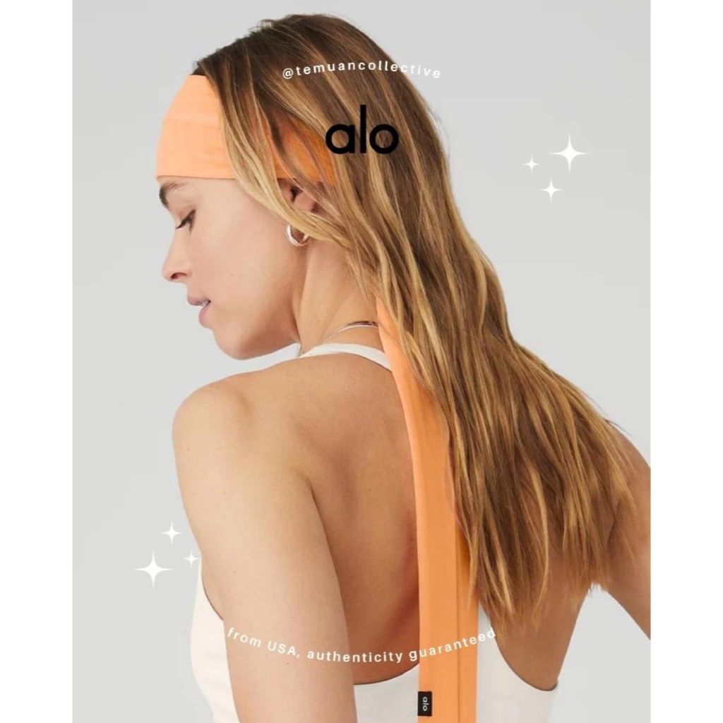 Alo Yoga Fresh Mesh Tie Headband