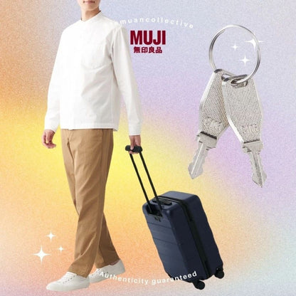 MUJI Free Adjustable Handle Hard Carry On Suitcase 36L