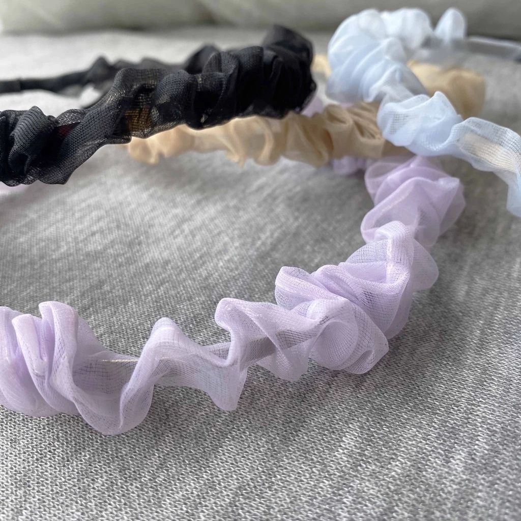 Sheer Scrunchie Headband Bridesmaid Hair Accessories