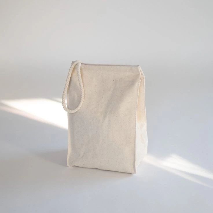 Natural Canvas Lunch Bag Kanvas Hampers