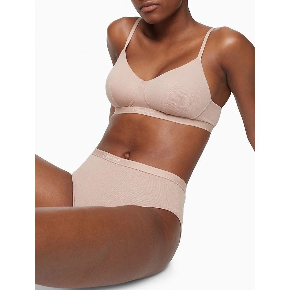 Calvin Klein Pure Ribbed High Waist Bikini