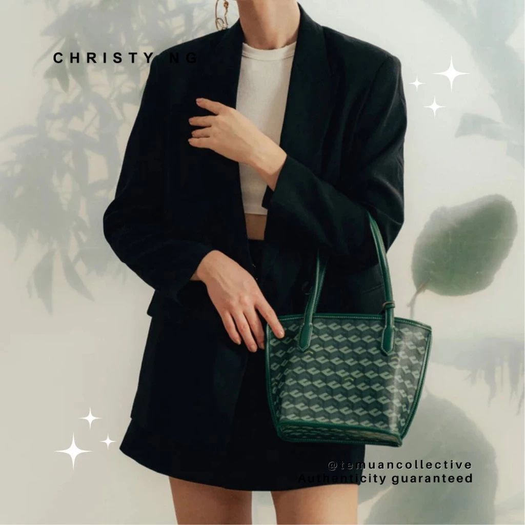 Christy NG Russo Mini Tote Bag - Monogram Vegan Leather Hand / Shoulder Bags
