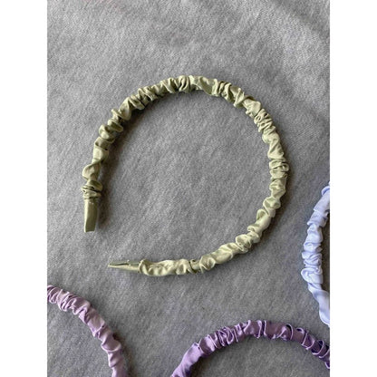 Satin Scrunch Headband Bridesmaid Hair Accessories