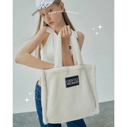GENTLEWOMAN Overwinter Fluffy Tote Bag