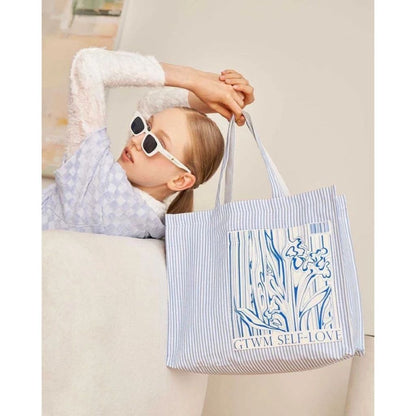 GentleWoman Floral Barcode Box Tote