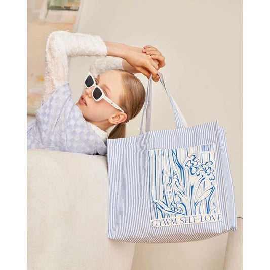 GentleWoman Floral Barcode Box Tote