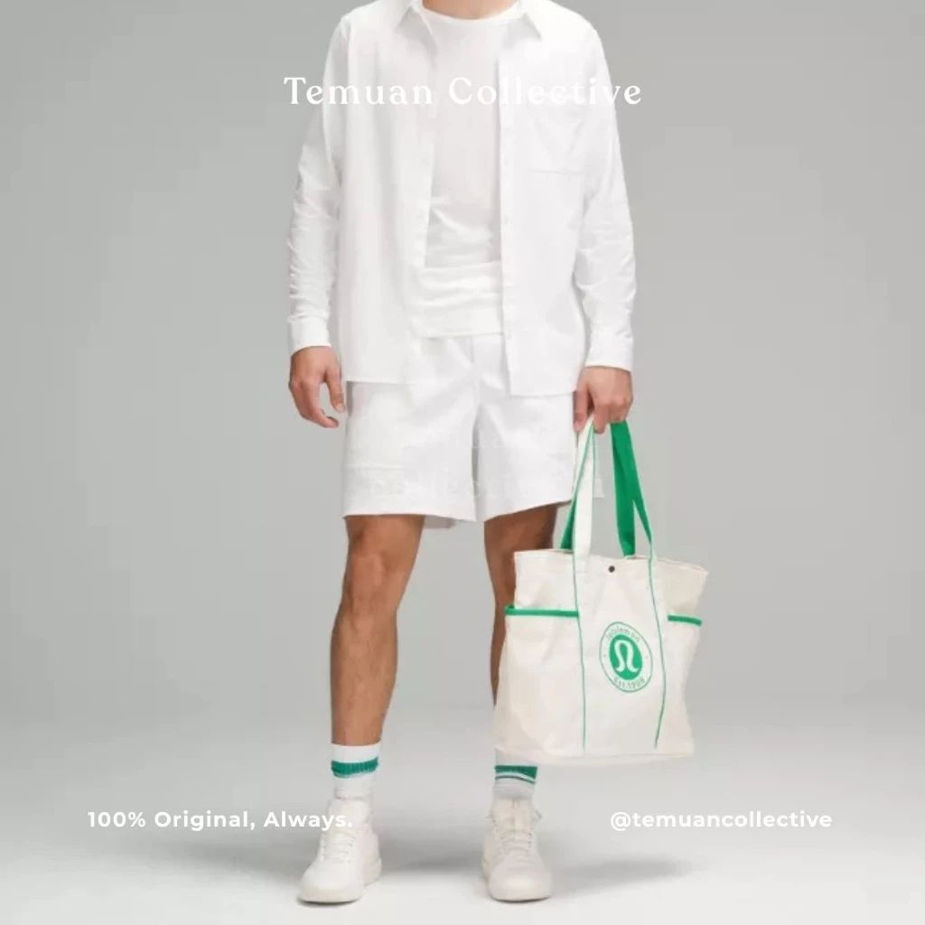 Lululemon Daily Multi-Pocket Canvas Tote Bag 20L