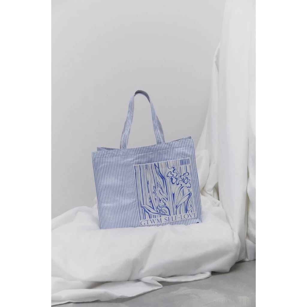 GentleWoman Floral Barcode Box Tote