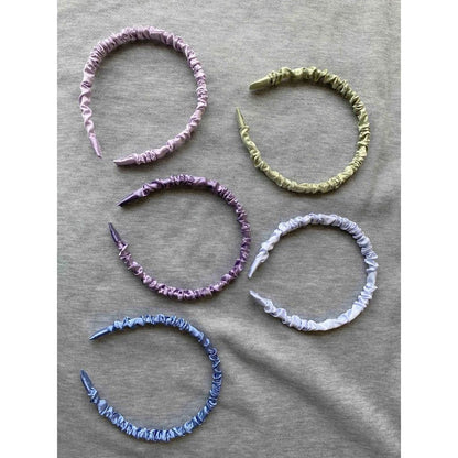 Satin Scrunch Headband Bridesmaid Hair Accessories