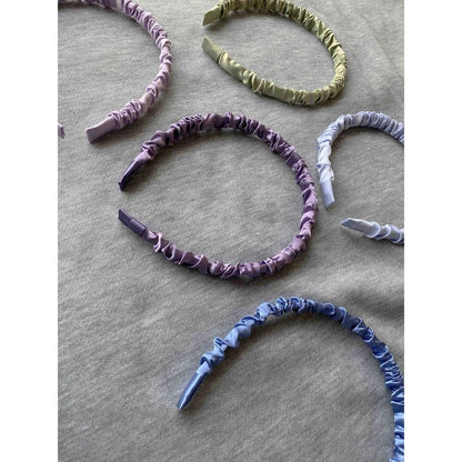 Satin Scrunch Headband Bridesmaid Hair Accessories